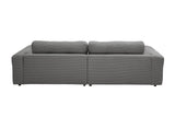 KAWOLA Sofa MIKA Ecksofa Cord grau