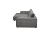 KAWOLA Sofa MIKA Ecksofa Cord grau