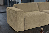 KAWOLA Sofa NELE 3-Sitzer Cord beige