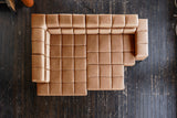 KAWOLA Sofa NELSON Ecksofa Leder cognac