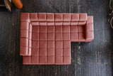 KAWOLA Sofa NELSON Ecksofa Leder rot