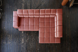 KAWOLA Sofa NELSON Ecksofa Leder rot