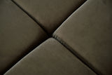 KAWOLA Sofa NEVADA Ecksofa Velvet olivgrün