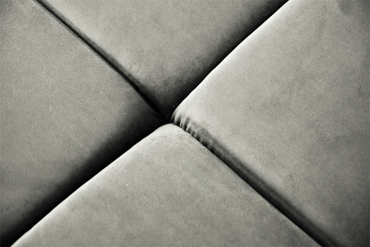 KAWOLA Sofa NEVADA Ecksofa Velvet silber
