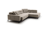 KAWOLA Sofa OHIO Ecksofa Feincord beige