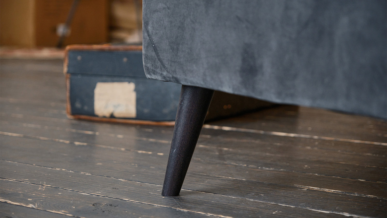 KAWOLA Sofa QUENYA Ecksofa Cord hellgrau / Velvet anthrazit