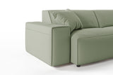 KAWOLA Sofa RANI 3-Sitzer Cord olivgrün