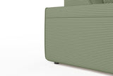 KAWOLA Sofa RANI 3-Sitzer Cord olivgrün