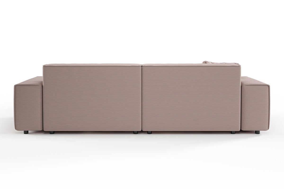 KAWOLA Sofa RANI 3-Sitzer Cord rosa