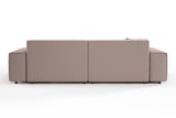 KAWOLA Sofa RANI 3-Sitzer Cord rosa