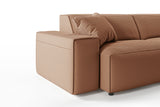 KAWOLA Sofa RANI 3-Sitzer Cord rost