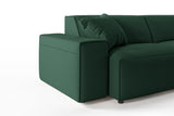 KAWOLA Sofa RANI 3-Sitzer Cord smaragd
