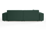 KAWOLA Sofa RANI 3-Sitzer Cord smaragd