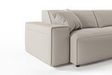 KAWOLA Sofa RANI 3-Sitzer Cord steingrau