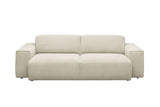 KAWOLA Sofa RANI 3-Sitzer Feincord beige