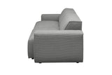 KAWOLA Sofa RANI 3-Sitzer Feincord grau
