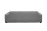 KAWOLA Sofa RANI 3-Sitzer Feincord grau