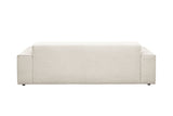 KAWOLA Sofa RANI 3-Sitzer Feincord weiß