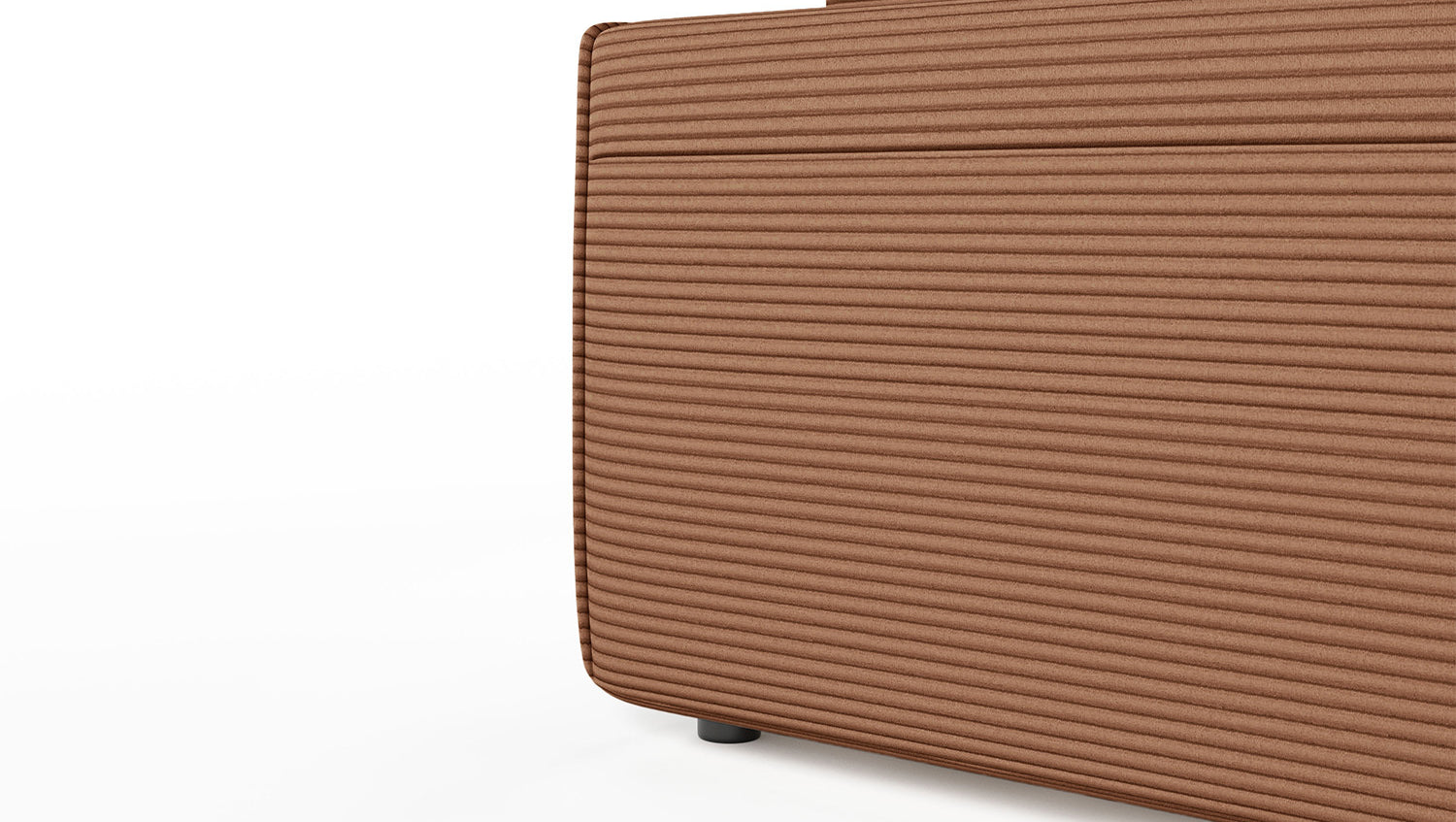 KAWOLA Sofa RANI Ecksofa Cord rost