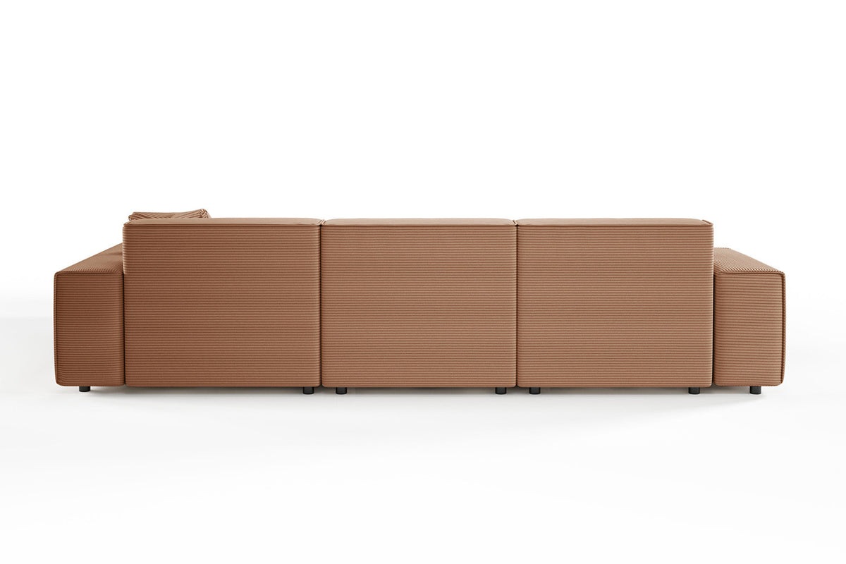 KAWOLA Sofa RANI Ecksofa Cord rost