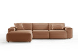 KAWOLA Sofa RANI Ecksofa Cord rost