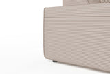 KAWOLA Sofa RANI Ecksofa Cord taupe