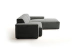 KAWOLA Sofa RANI Ecksofa Feincord anthrazit