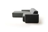 KAWOLA Sofa RANI Ecksofa Feincord anthrazit
