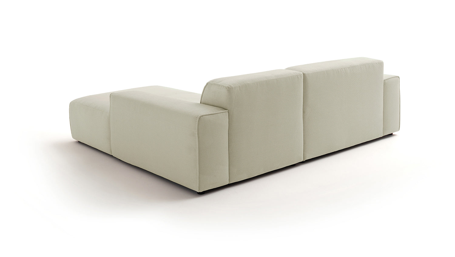 KAWOLA Sofa RANI Ecksofa Feincord beige