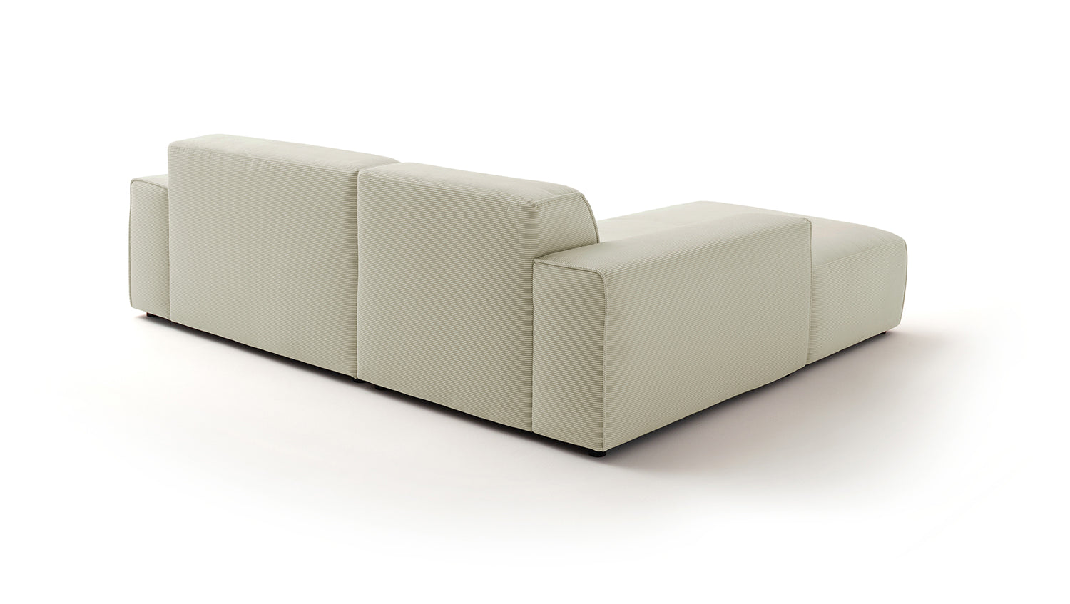 KAWOLA Sofa RANI Ecksofa Feincord beige
