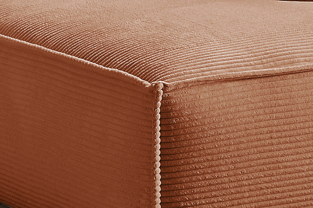 KAWOLA Sofa SAMU Ecksofa Cord rost