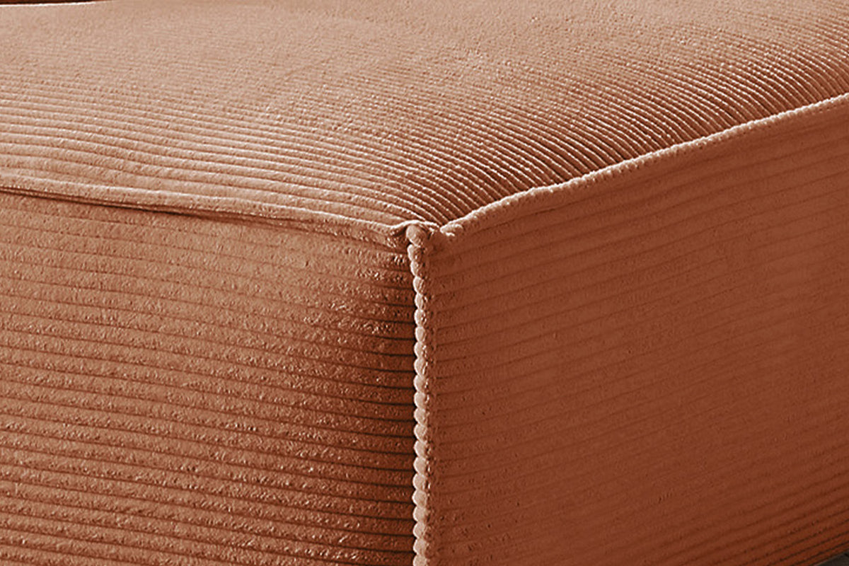 KAWOLA Sofa SAMU Ecksofa Cord rost