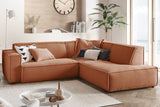 KAWOLA Sofa SAMU Ecksofa Cord rost
