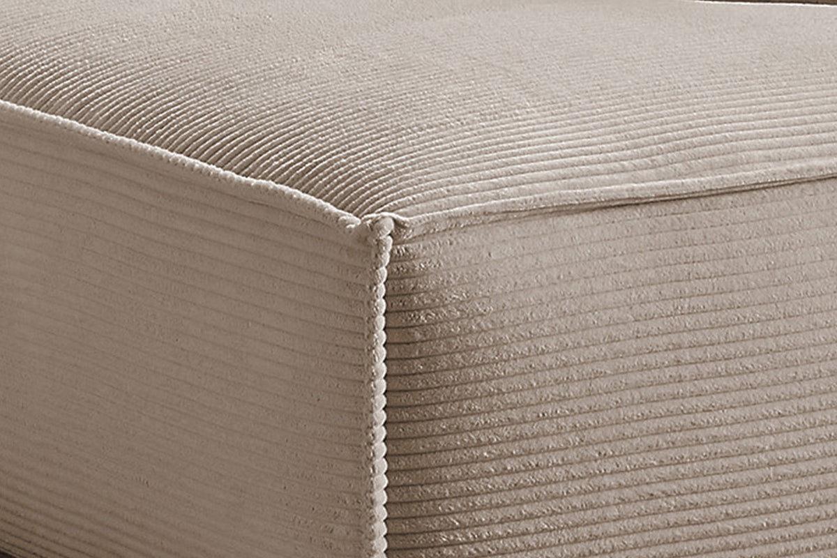 KAWOLA Sofa SAMU Ecksofa Cord taupe
