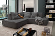 KAWOLA Sofa SAMU Ecksofa Stoff anthrazit, Links