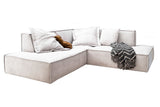 KAWOLA Sofa SAMU Ecksofa Stoff beige