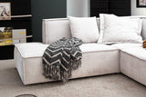 KAWOLA Sofa SAMU Ecksofa Stoff beige