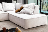 KAWOLA Sofa SAMU Ecksofa Stoff beige