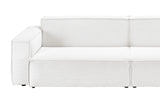 KAWOLA Sofa SAMU Feincord weiß