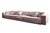 KAWOLA Sofa SAMU Riesensofa Stoff rosa