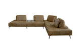 KAWOLA Sofa WIOLO Ecksofa Leder camel