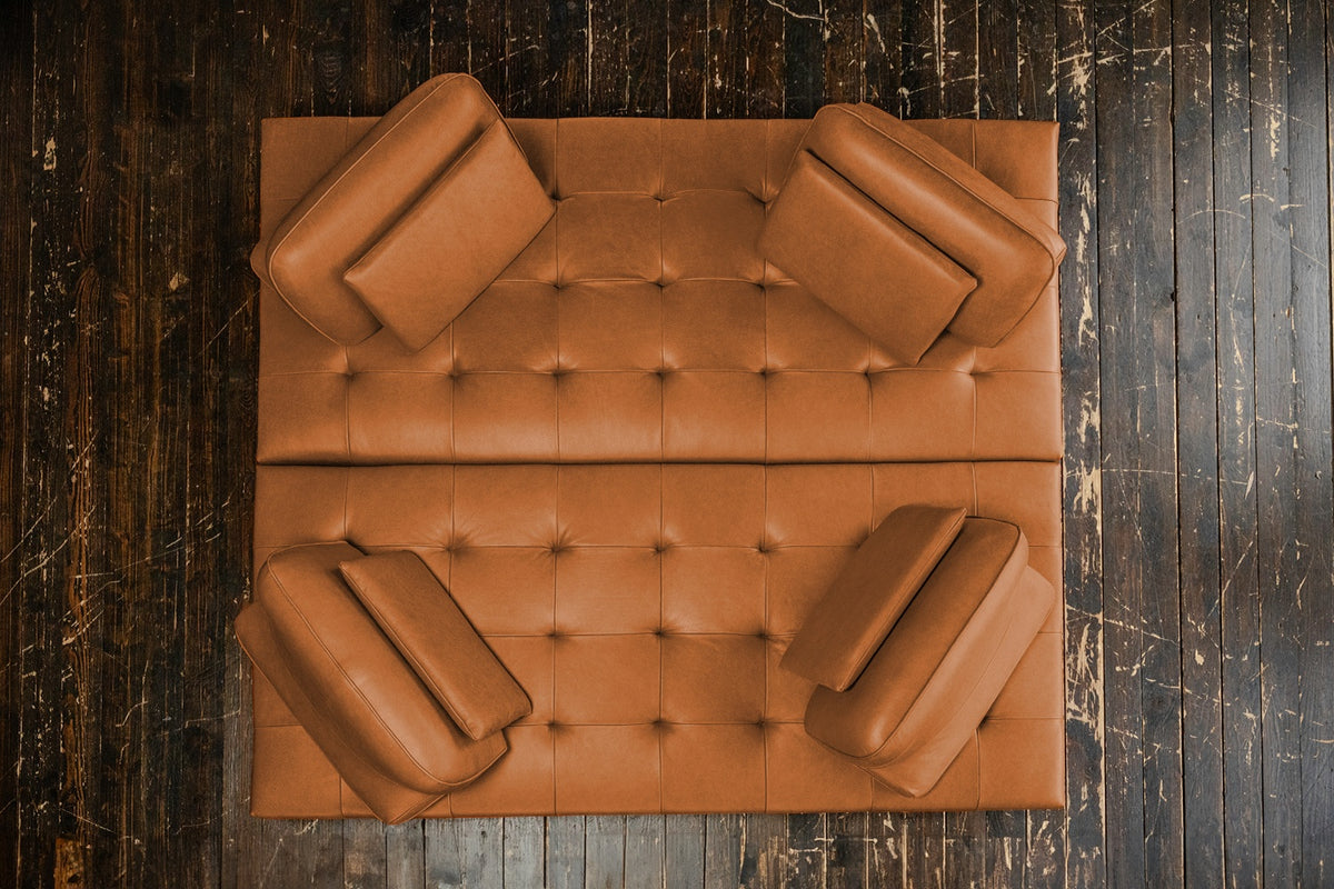 KAWOLA Sofa WIOLO Ecksofa Leder cognac