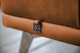 KAWOLA Sofa WIOLO Ecksofa Leder cognac