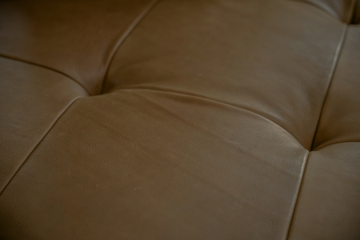 KAWOLA Sofa WIOLO Ecksofa Leder dunkelbraun