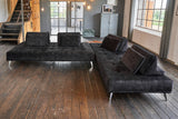 KAWOLA Sofa WIOLO Ecksofa velvet anthrazit