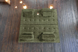 KAWOLA Sofa WIOLO Ecksofa velvet moosgrün