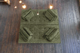 KAWOLA Sofa WIOLO Ecksofa velvet moosgrün