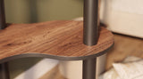 KAWOLA Stehlampe ALUNA Holz walnuss