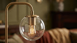 KAWOLA Stehlampe BRIXEN Glas vintage