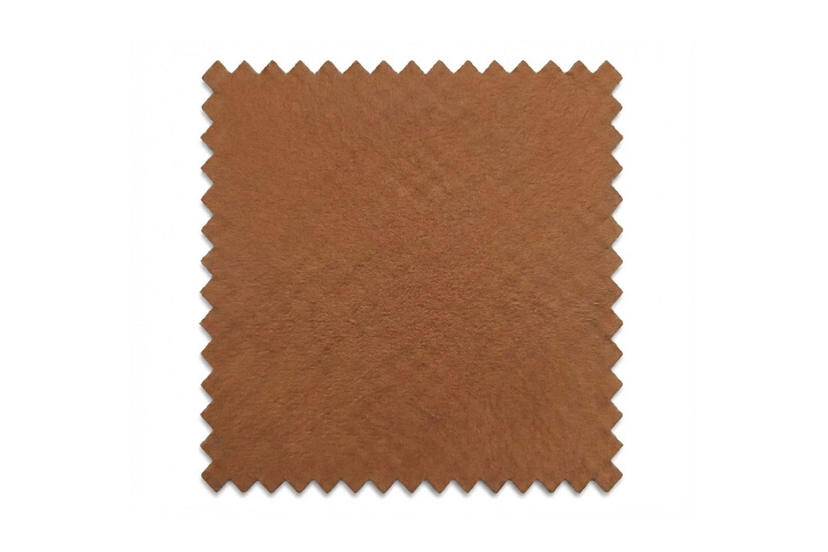 KAWOLA Stoffmuster Leder cognac